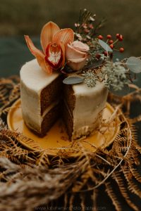 gâteau de mariage automne